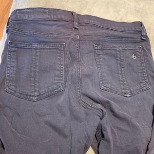 Rag & bone. Skinny jeans/pants Grey cotton material. Size 28.